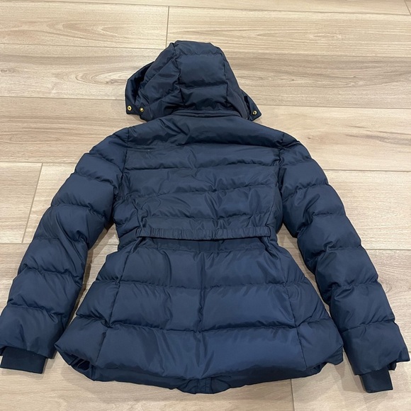 Tory Burch Embrace Ambition Down Navy Puffer Jacket Size S Small - Picture 9 of 9